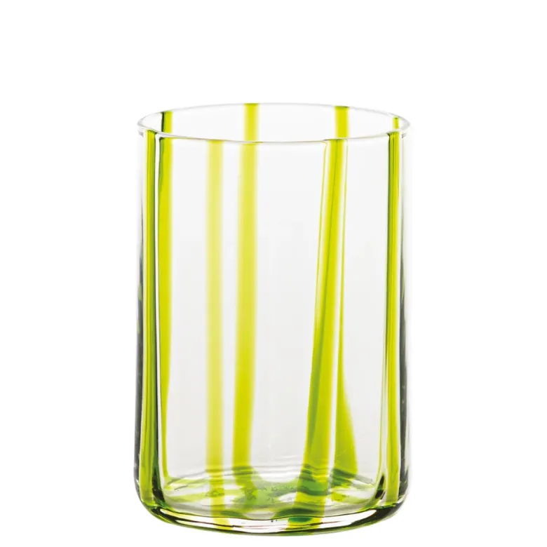35 cl - Zafferano Tirache Bicchiere Acqua in Vetro Borosilicato - Set 6 Pezzi
