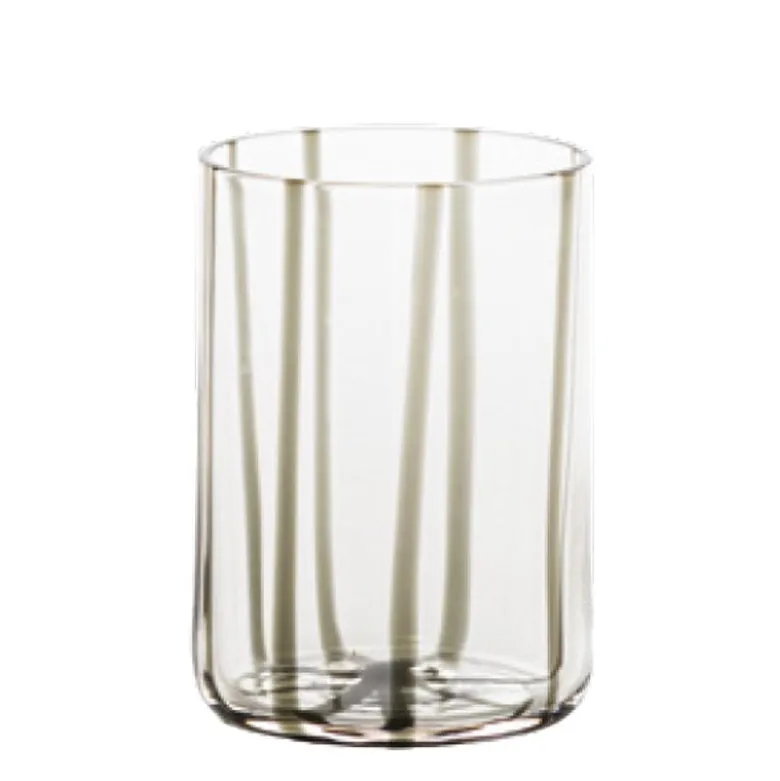 35 cl - Zafferano Tirache Bicchiere Acqua in Vetro Borosilicato - Set 6 Pezzi