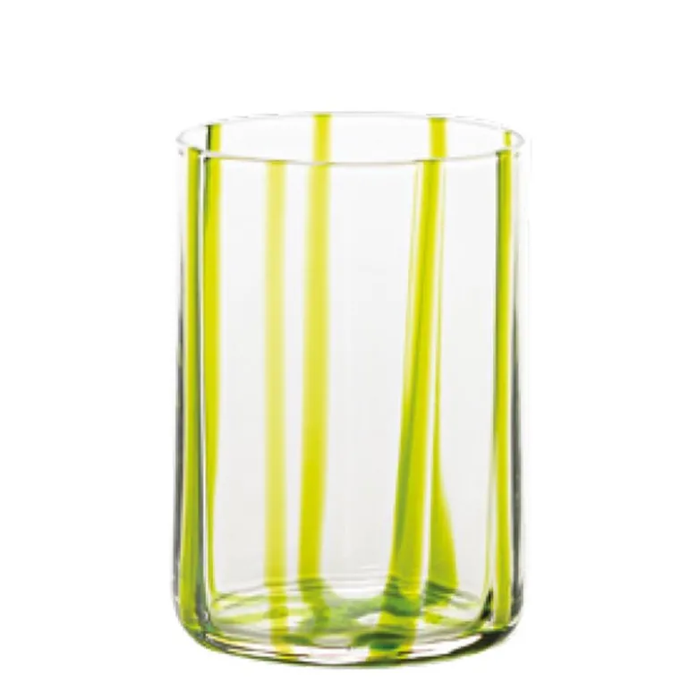 35 cl - Zafferano Tirache Bicchiere Acqua in Vetro Borosilicato - Set 6 Pezzi
