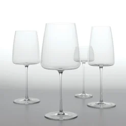 61 cl - Zafferano Ultralight Calice Vino Multiuso in Vetro Fatto a Mano - Set 2 Pezzi