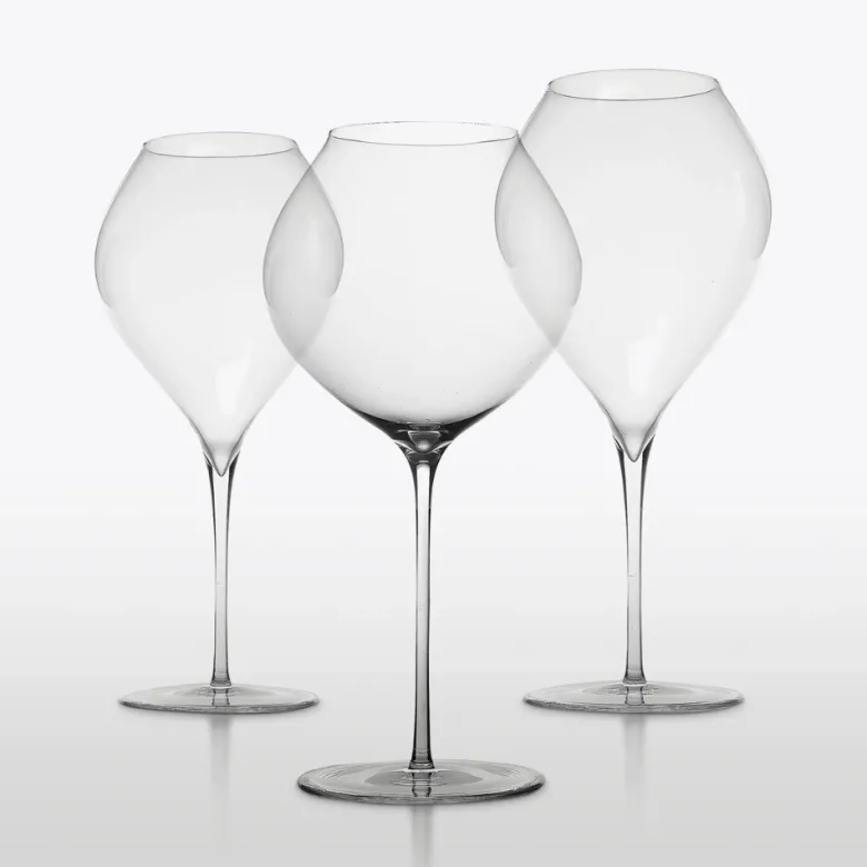 82 cl - Zafferano Ultralight Calice Vino Rosso in Vetro - Set 2 Pezzi
