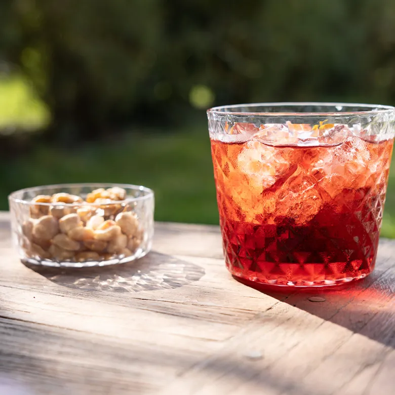 11 cl - Zafferano Veneziano Mixology Mezzo Tumbler Bicchiere Cocktail In Vetro Set 4 Pz