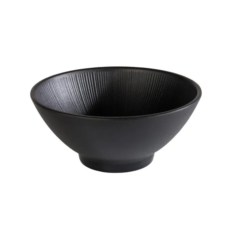 19 cm - Aps Nero Coppa In Melamina - Set 6 Pz