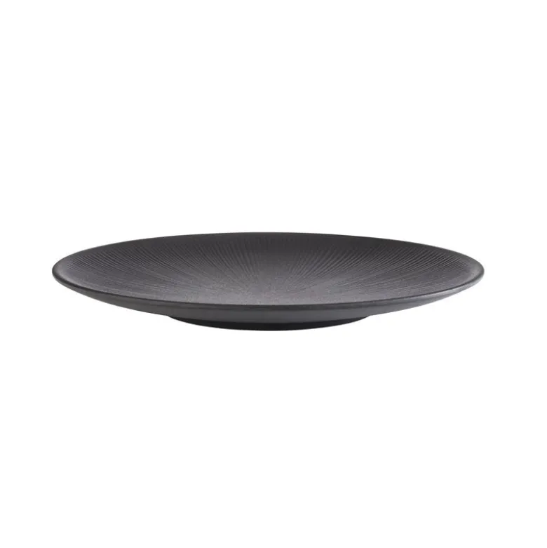 33 cm - Aps Nero Vassoio In Melamina - Set 6 Pz