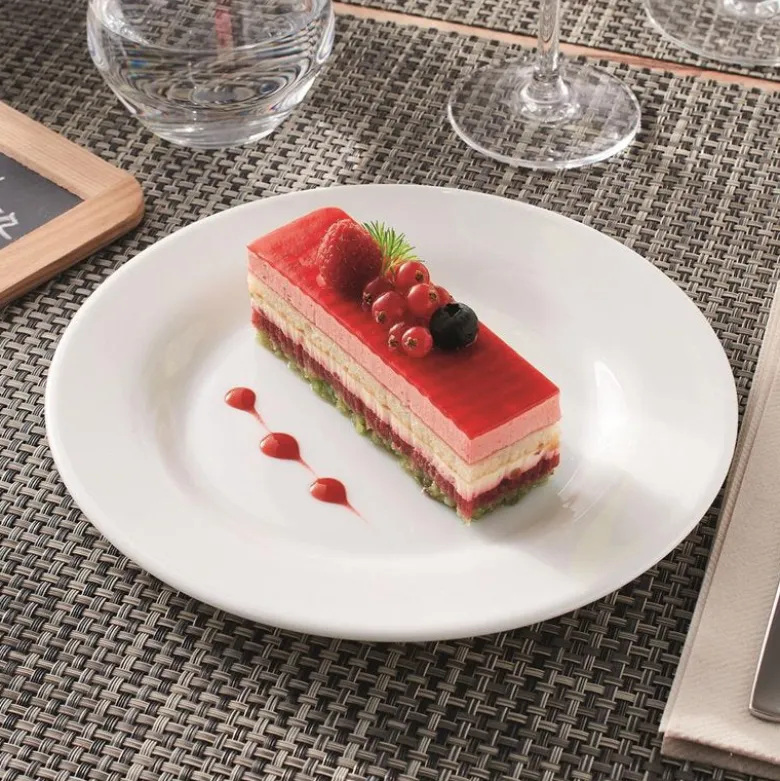 20.5 cm - Arcoroc Intensity Piatto Frutta Dessert In Vetro Opale - Set 6 Pz
