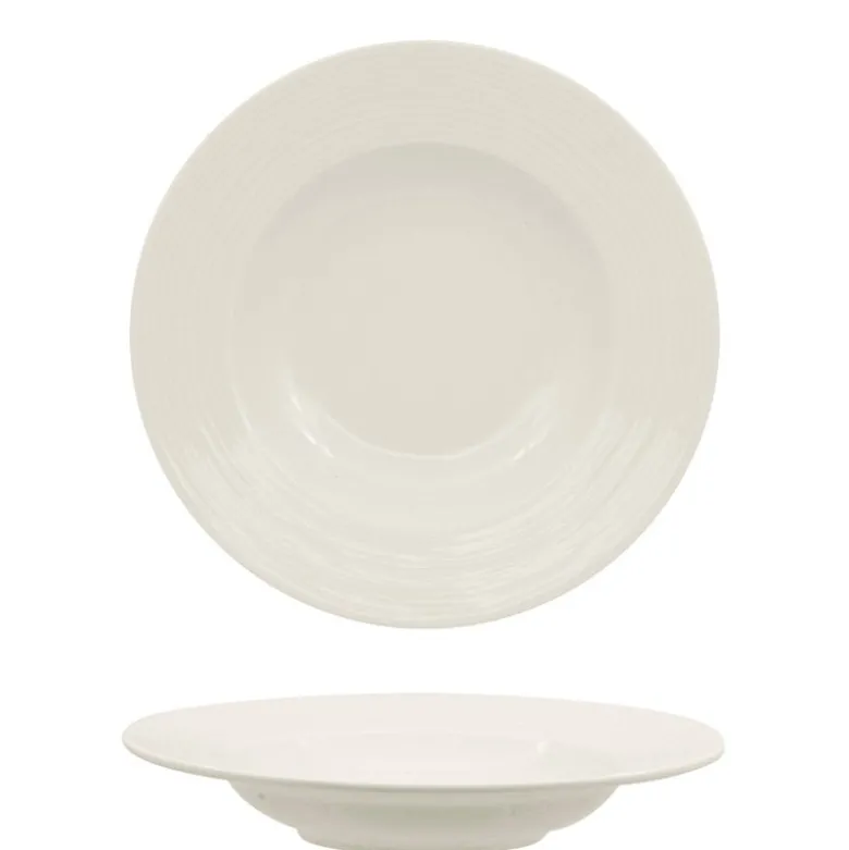 26 cm - Ariane Eclipse Piatto Fondo In Porcellana - Set 6 Pz