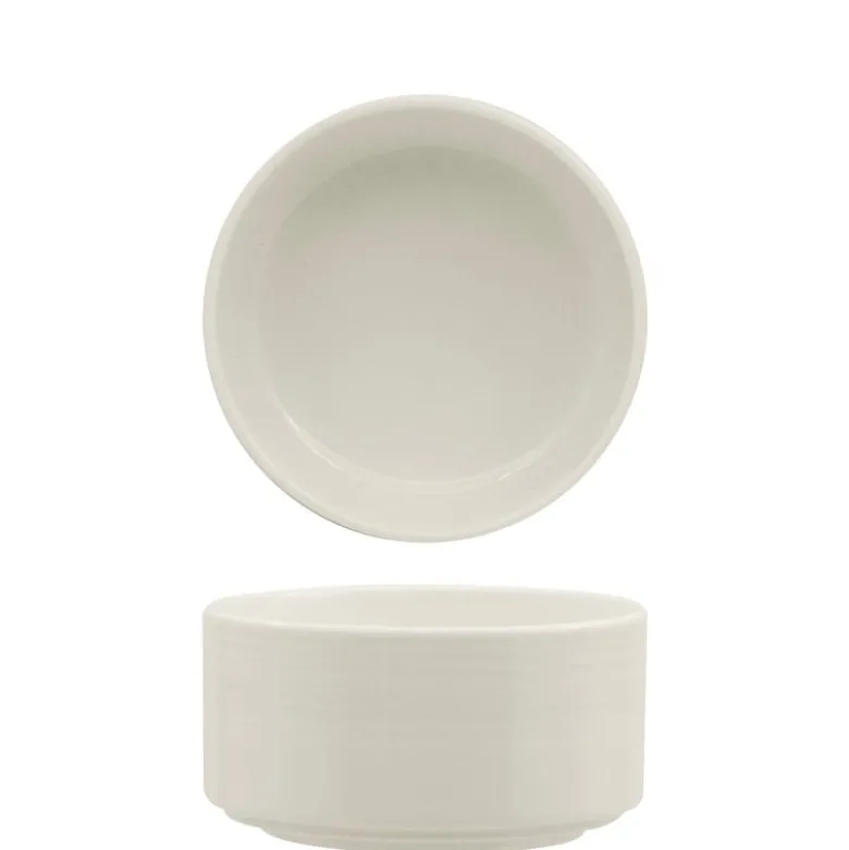 10.5 cm - Ariane Eclipse Piatto Fondo In Porcellana - Set 12 Pz
