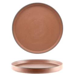 27 cm - Ariane Selas Piatto Piano In Porcellana - Set 3 Pz