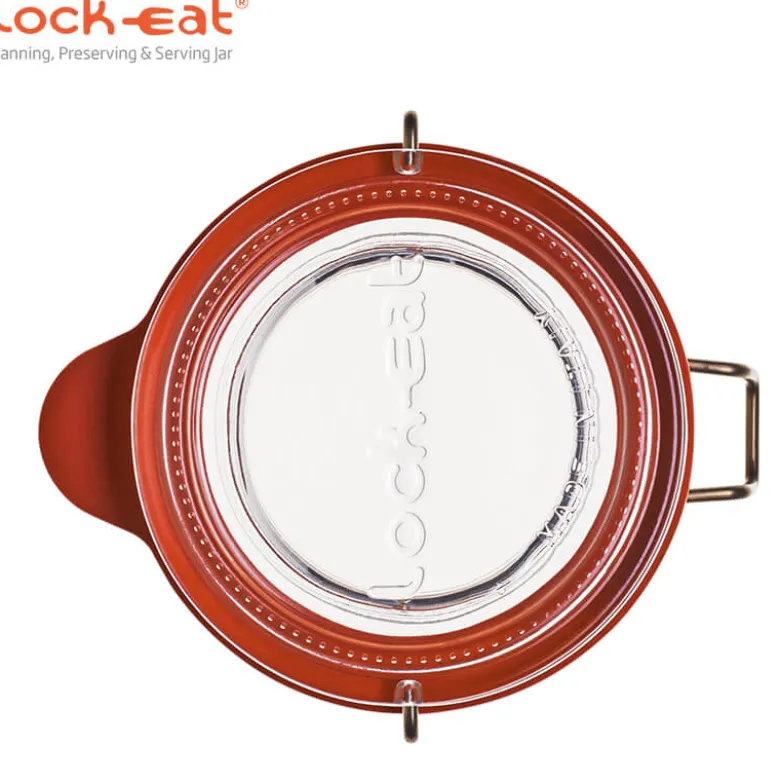 6.7 cm - Bormioli Luigi Lock Eat Guarnizione Caraffa In Gomma Naturale - Set 6 Pz