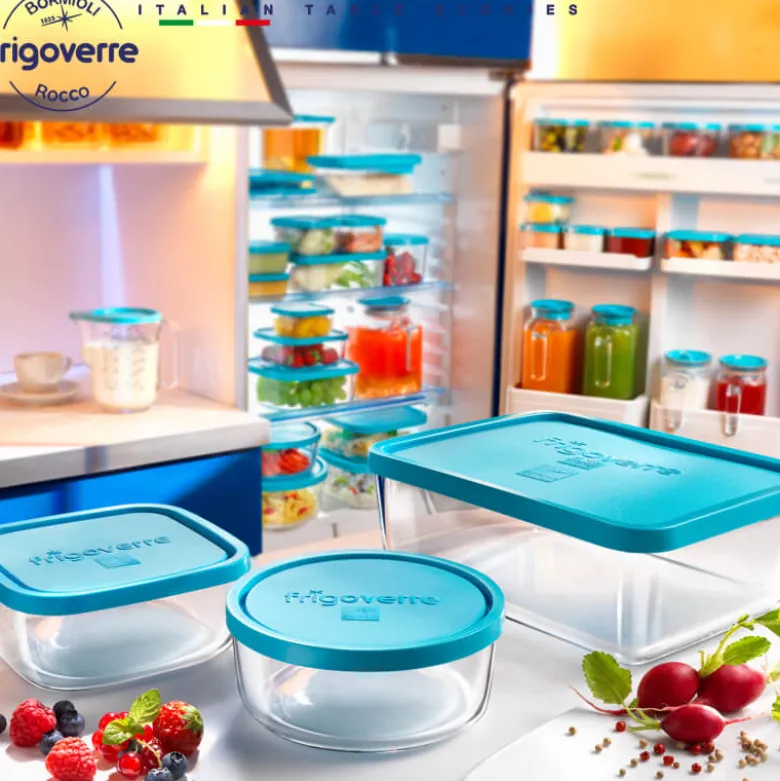 12 cm - Bormioli Rocco Frigoverre Classic Contenitore Per Alimenti
