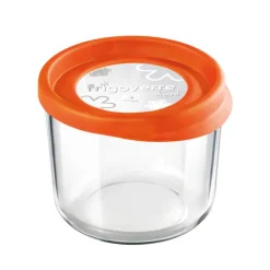 12 cm - Bormioli Rocco Frigoverre Fun Contenitore Per Alimenti Rotondo In Vetro