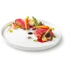 27 cm - Bormioli Rocco Grangusto Alta Cucina Piatto Piano In Vetro Opale Temperato - Set 6 Pz