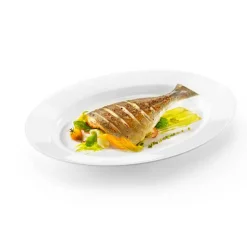 35 cm - Bormioli Rocco Grangusto Piatto Portata In Vetro Opale Temperato - Set 6 Pz