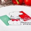 33 cm - Bormioli Rocco Ronda Piatto Pizza In Vetro Opale Temperato - Set 2 Pz