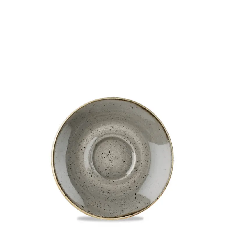 15.6 cm - Churchill Stonecast Piattino Tazza Cappuccino Rotondo In Porcellana