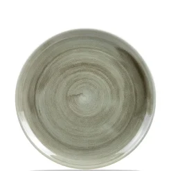 28.8 cm - Churchill Stonecast Piatto Piano Rotondo In Porcellana Vetrificata