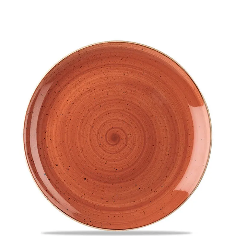 28.8 cm - Churchill Stonecast Piatto Piano Rotondo In Porcellana Vetrificata