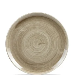 28.8 cm - Churchill Stonecast Piatto Piano Rotondo In Porcellana Vetrificata