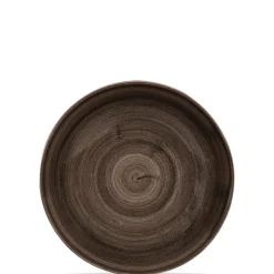 21.7 cm - Churchill Stonecast Piatto Frutta Dessert Rotondo In Porcellana Vetrificata