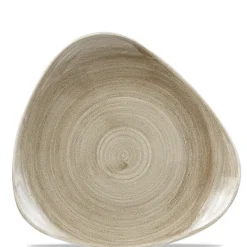 31 cm - Churchill Stonecast Piatto Piano Triangolare In Porcellana Vetrificata