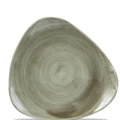 31 cm - Churchill Stonecast Piatto Piano Triangolare In Porcellana Vetrificata