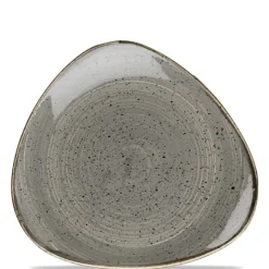 31 cm - Churchill Stonecast Piatto Piano Triangolare In Porcellana Vetrificata