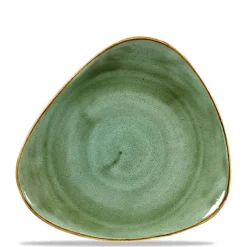 31 cm - Churchill Stonecast Piatto Piano Triangolare In Porcellana Vetrificata