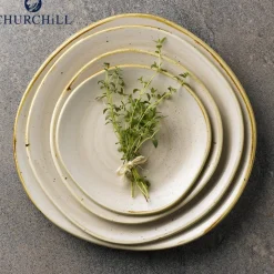 32.4 cm - Churchill Stonecast Piatto Piano In Porcellana Vetrificata