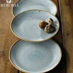 32.4 cm - Churchill Stonecast Piatto Piano In Porcellana Vetrificata