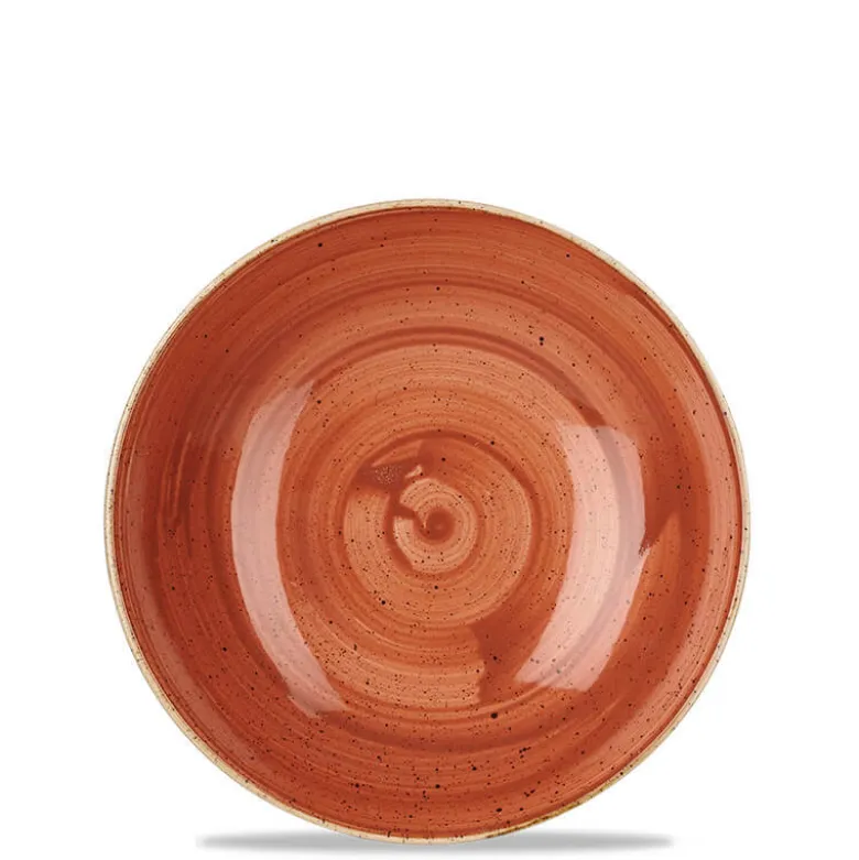 24.8 cm - Churchill Stonecast Piatto Fondo Rotondo In Porcellana Vetrificata