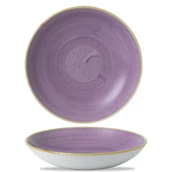 24.8 cm - Churchill Stonecast Piatto Fondo Rotondo In Porcellana Vetrificata
