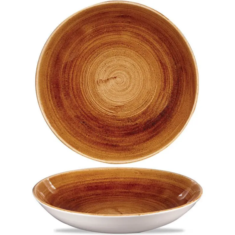 24.8 cm - Churchill Stonecast Piatto Fondo Rotondo In Porcellana Vetrificata