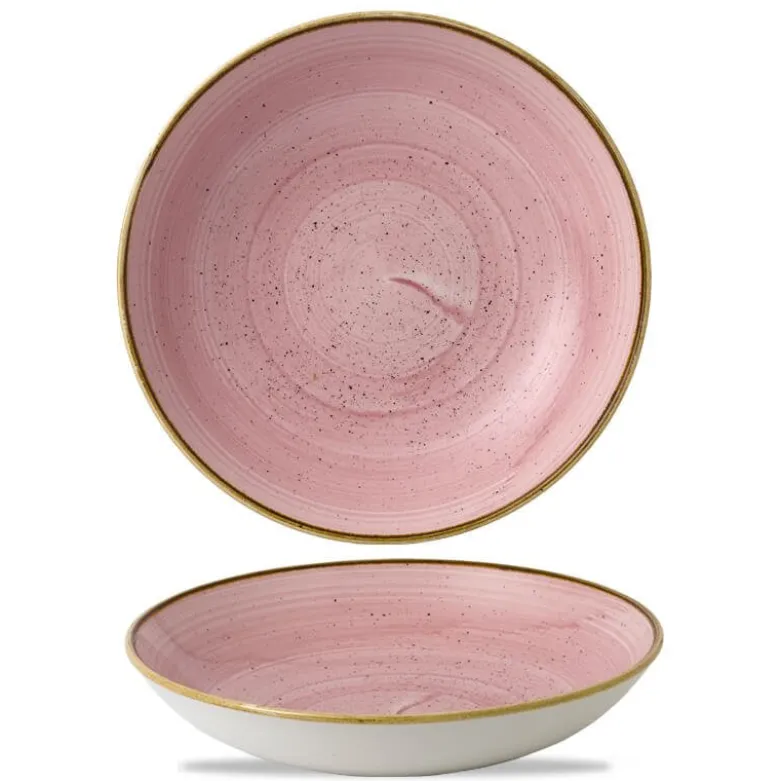24.8 cm - Churchill Stonecast Piatto Fondo Rotondo In Porcellana Vetrificata