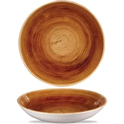 24.8 cm - Churchill Stonecast Piatto Fondo Rotondo In Porcellana Vetrificata