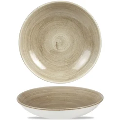24.8 cm - Churchill Stonecast Piatto Fondo Rotondo In Porcellana Vetrificata