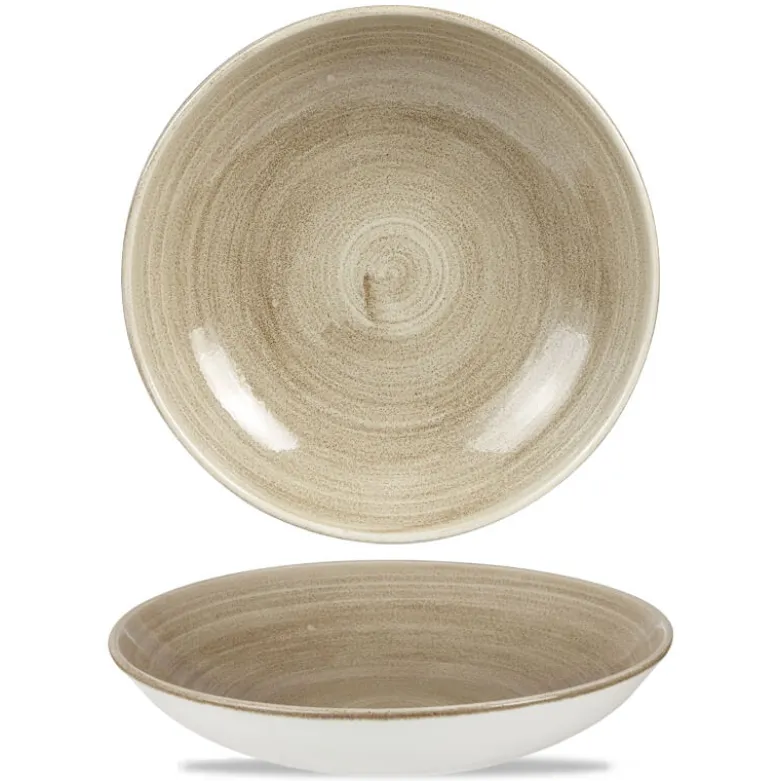24.8 cm - Churchill Stonecast Piatto Fondo Rotondo In Porcellana Vetrificata