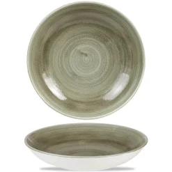 24.8 cm - Churchill Stonecast Piatto Fondo Rotondo In Porcellana Vetrificata