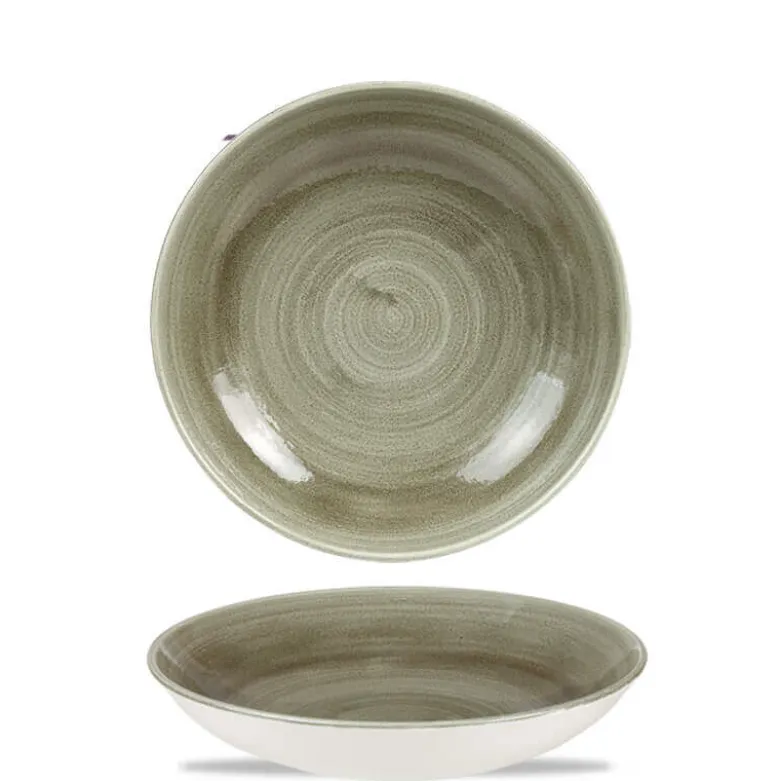18.2 cm - Churchill Stonecast Piatto Fondo In Porcellana Vetrificata