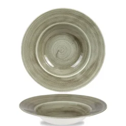 28 cm - Churchill Stonecast Piatto Pasta Rotondo In Porcellana Vetrificata
