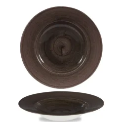 28 cm - Churchill Stonecast Piatto Pasta Rotondo In Porcellana Vetrificata