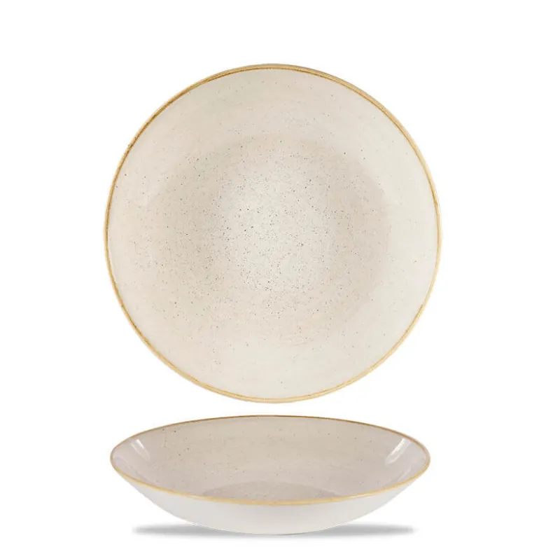 31 cm - Churchill Stonecast Piatto Fondo Rotondo In Porcellana Vetrificata
