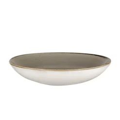 31 cm - Churchill Stonecast Piatto Fondo Rotondo In Porcellana Vetrificata