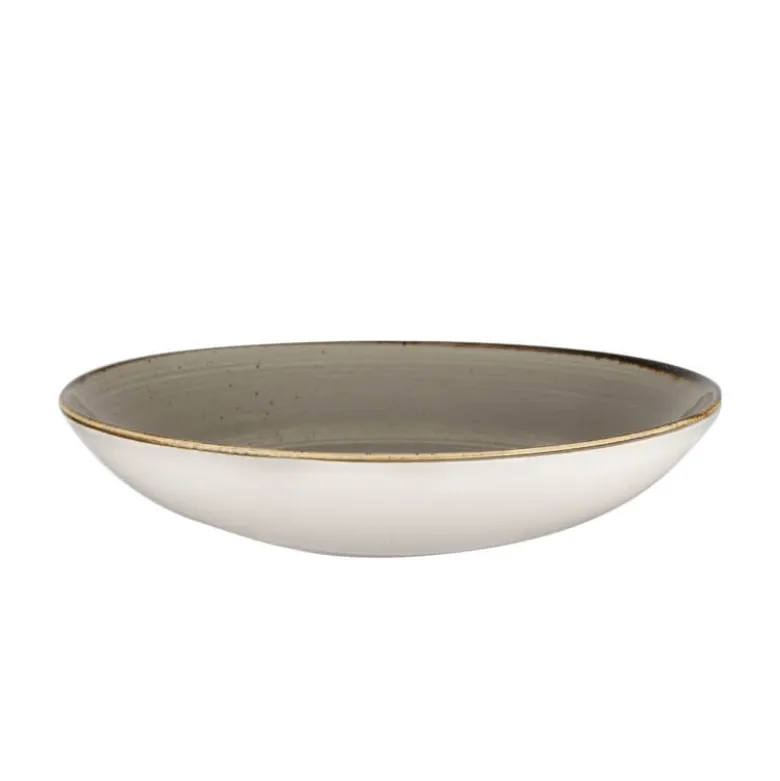 31 cm - Churchill Stonecast Piatto Fondo Rotondo In Porcellana Vetrificata
