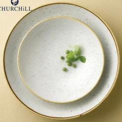 16.5 cm - Churchill Stonecast Piatto Pane Rotondo In Porcellana Vetrificata