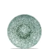 21.7 cm - Churchill Studio Prints Mineral Green Piatto Piano In Porcellana Vetrificata