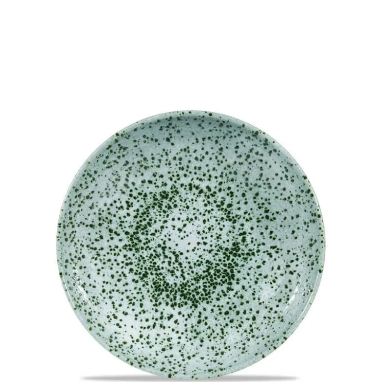 21.7 cm - Churchill Studio Prints Mineral Green Piatto Piano In Porcellana Vetrificata