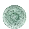 28.8 cm - Churchill Studio Prints Mineral Green Piatto Piano In Porcellana Vetrificata