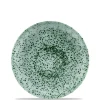 26 cm - Churchill Studio Prints Mineral Green Piatto Piano In Porcellana Vetrificata