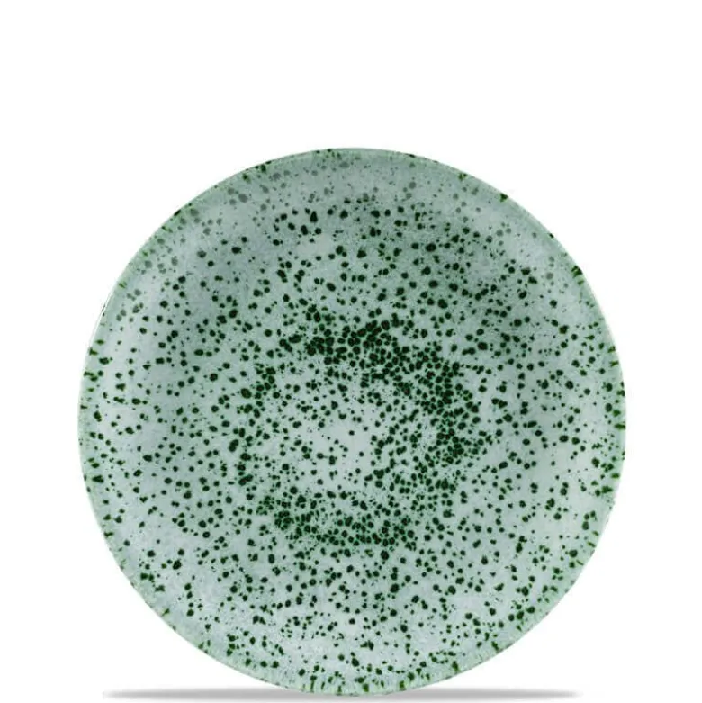 26 cm - Churchill Studio Prints Mineral Green Piatto Piano In Porcellana Vetrificata