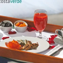 17 cm - Costa Verde Saturno Piatto Piano In Porcellana - Set 12 Pz